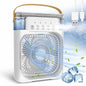 Mini Air Cooler Mist Fan – Portable USB Personal Humidifier & Desk Cooler